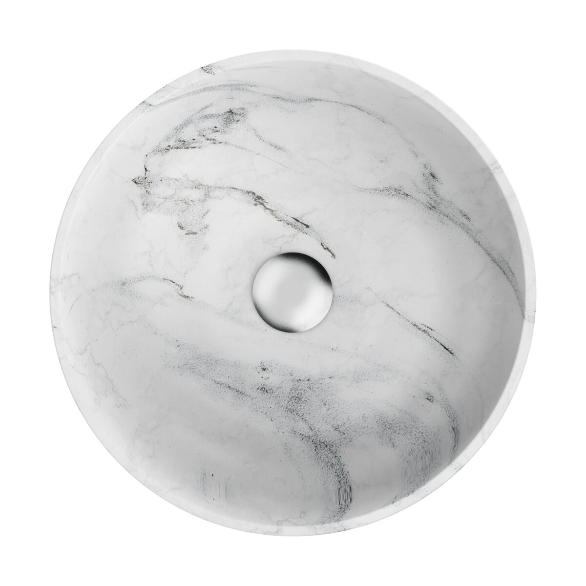 Раковина для ванной Omoikiri Hitomi-WH Marble