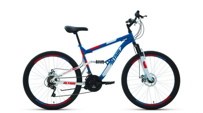 Горный двухподвес ALTAIR MTB FS 26 2.0 disc 16" (2021)
