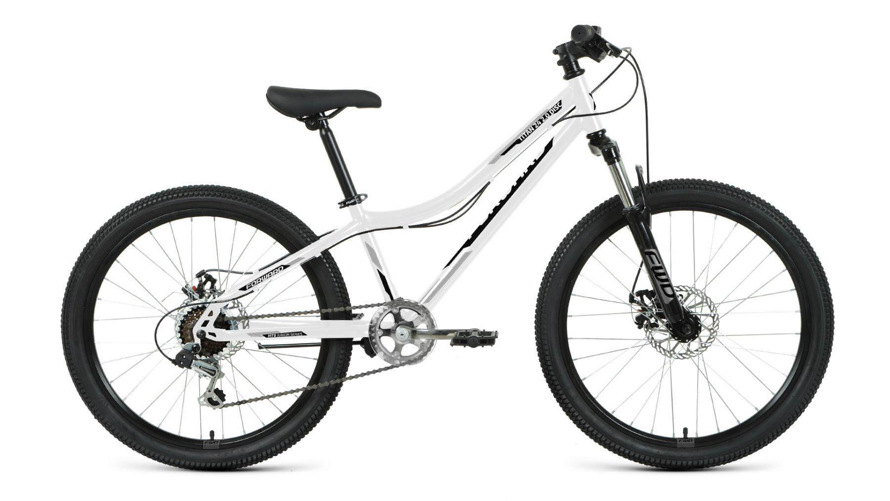Горный велосипед FORWARD TITAN 24 2.0 D (2022)