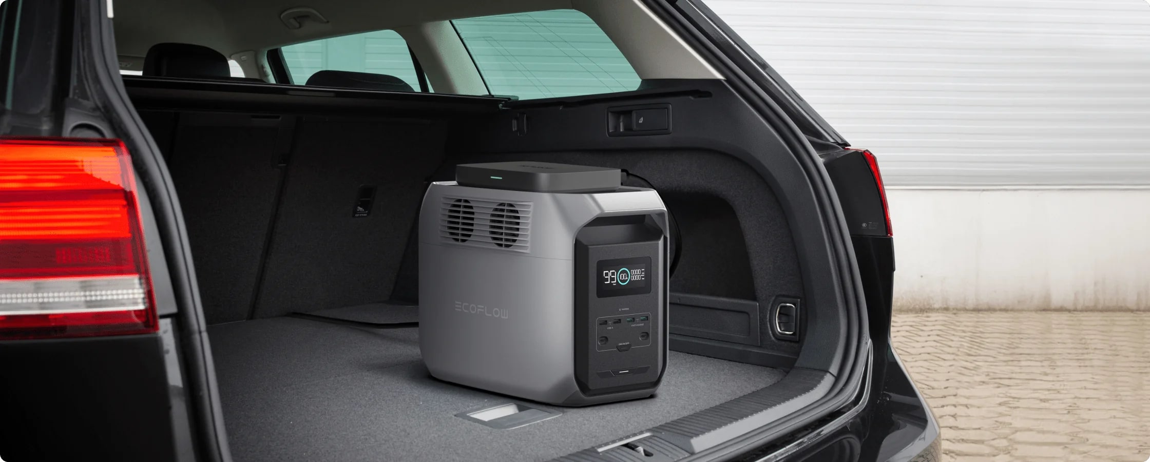 Зарядка EcoFlow DELTA 3 1500 от автомобиля