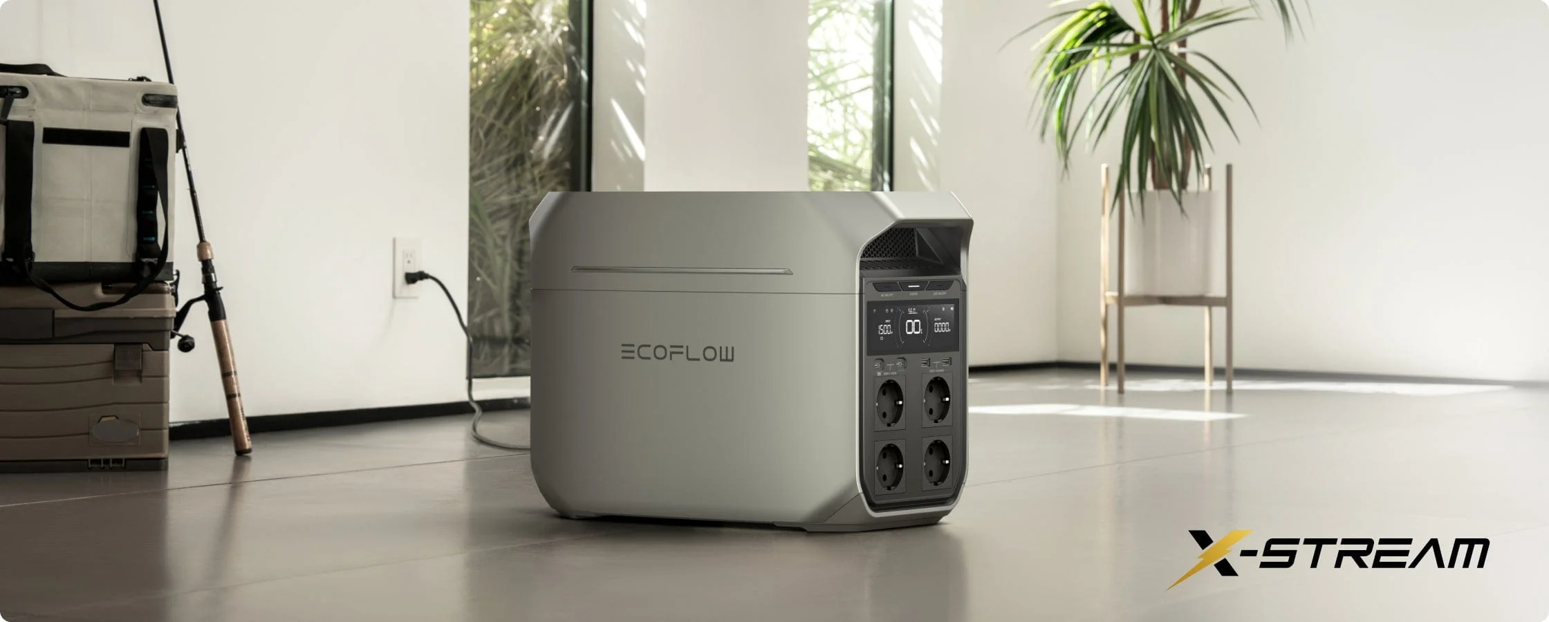 Зарядка EcoFlow DELTA 3 от сети