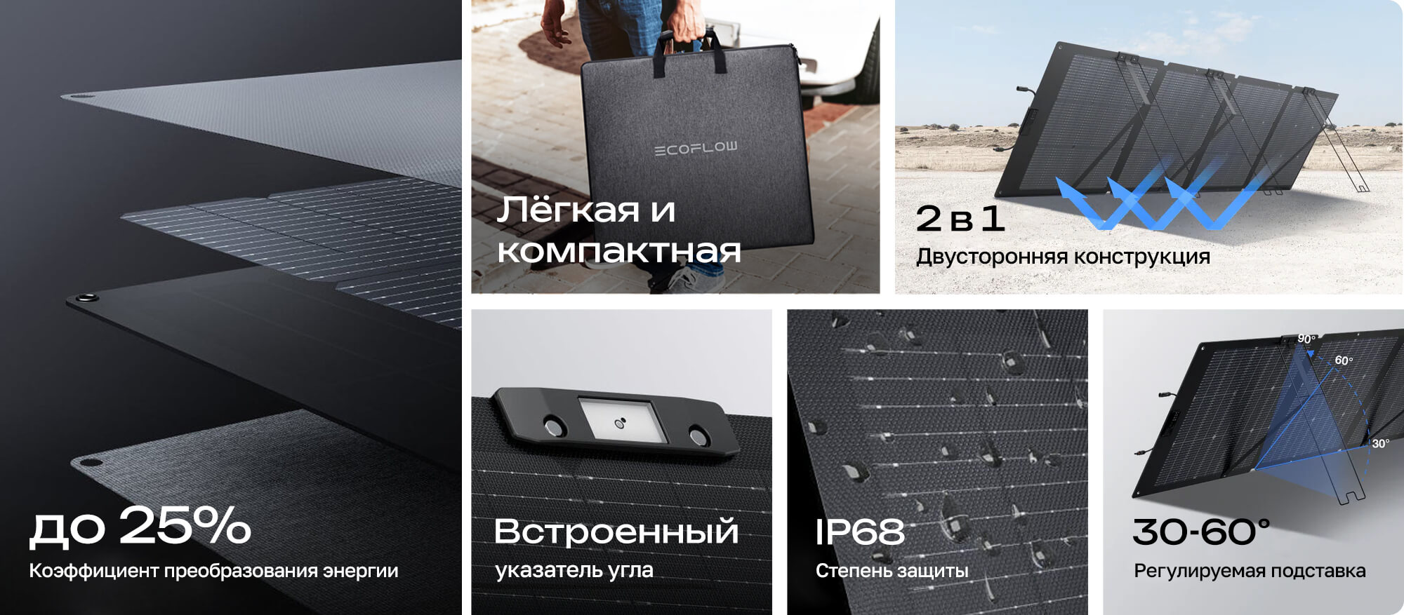 Солнечная панель EcoFlow NextGen 220 Вт