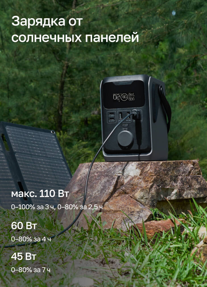 Зарядка от солнца