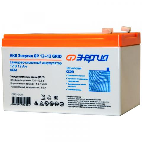 АКБ Энергия GP 12-12 Grid - Фото1