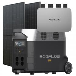 Комплект EcoFlow DELTA Pro + микроинвертор 800 Вт + 2 жесткие солнечные панели 400 Вт