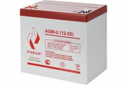 Аккумуляторная батарея Рубин 12V 55Ah AGM (15.7kg)