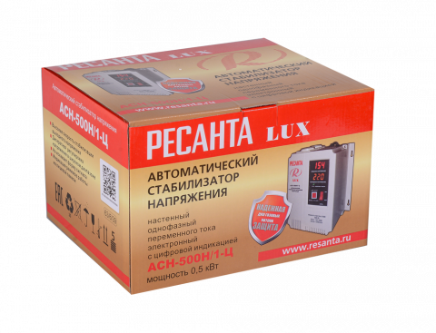 Стабилизатор напряжения Ресанта АСН-500Н/1-Ц Lux - Фото5