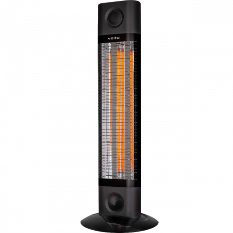 Карбоновый инфракрасный обогреватель Veito CH1800 RT Black - Фото0