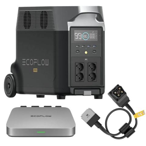 Комплект EcoFlow DELTA Pro + Микроинвертор PowerStream 800 Вт - Фото0