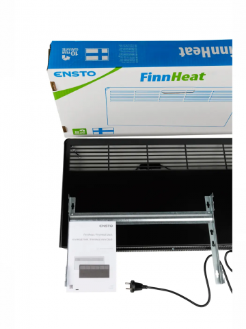 Конвектор электрический Ensto EPHBMB05PR 500Вт (черный, механический термостат, вилка) - Фото7