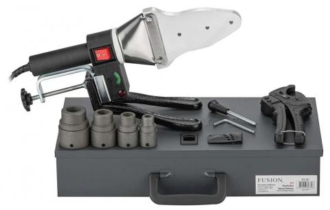 Паяльник для пластиковых труб FUSION SF3-SET (700вт, +50/+300˚C, кейс металл) - Фото0