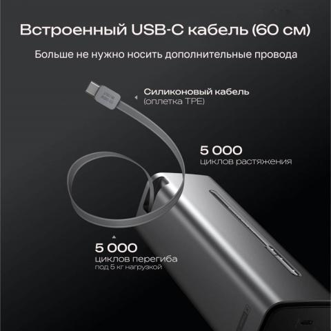 Повербанк EcoFlow RAPID Pro (27650 мАч, 300 Вт, встроенный кабель 140 Вт) - Фото6