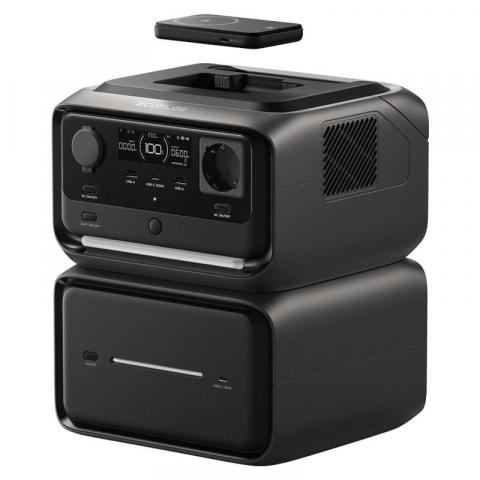 Портативная зарядная станция EcoFlow RIVER 3 Max Plus Wireless (858 Втч) - Фото0