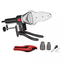 Паяльник для пластиковых труб FUSION SF3-S4 (сеть, 700 Вт, 50-300 °С, 2 насадки, max - 50мм)