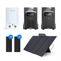 Комплект EcoFlow Smart Home Panel Combo + DELTA Pro + Внешняя батарея для EcoFlow DELTA Pro + Солнечная панель EcoFlow 400W